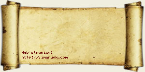 Irena Zobenica vizit kartica